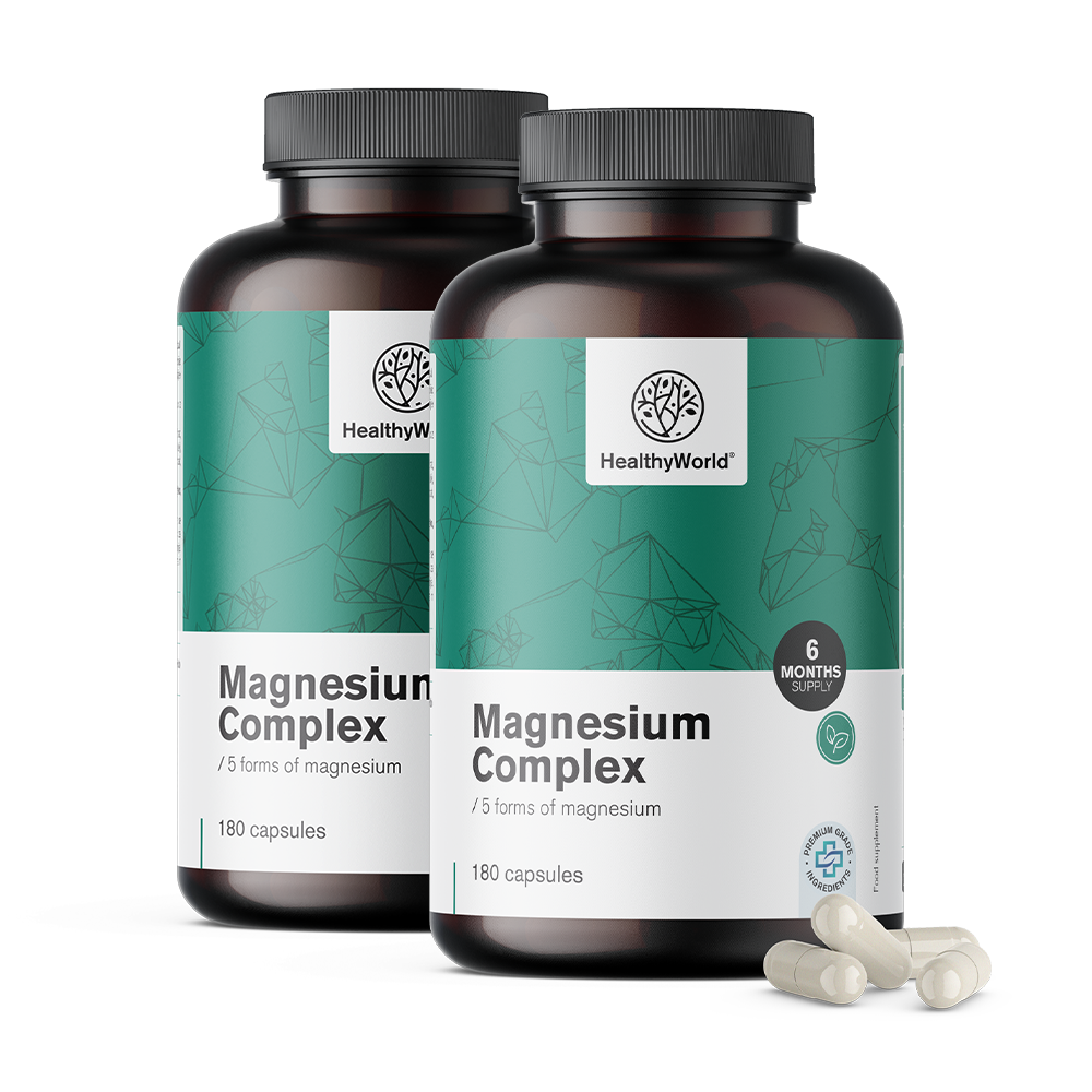  Magnezij kompleks s 5 oblikami magnezija