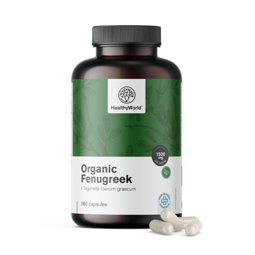 Organic Fenugreek (Greek Hay), 180 capsules