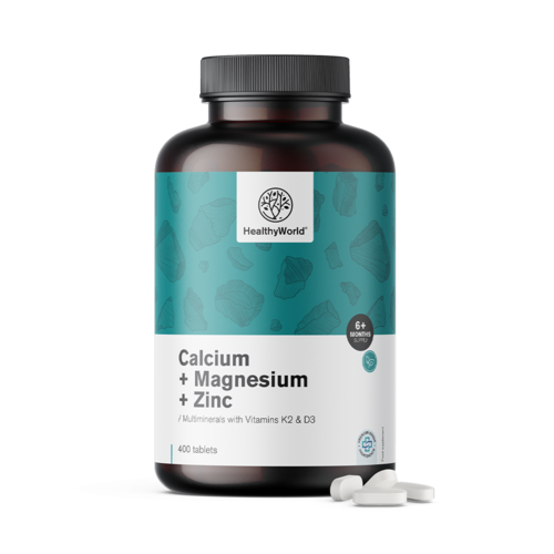 Calcium + Magnesium + Zinc, 400 tablets