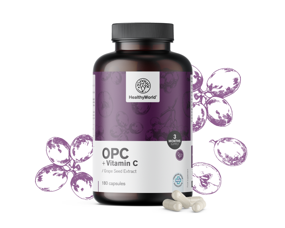 OPC from Grape Seeds + Vitamin C
