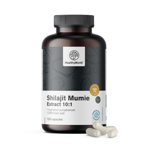 Shilajit Mumio Extract 10:1, 120 capsules