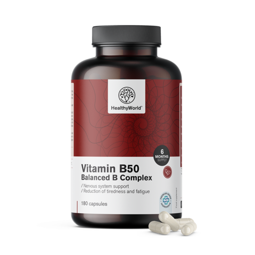 Vitamin B50 Complex, 180 capsules