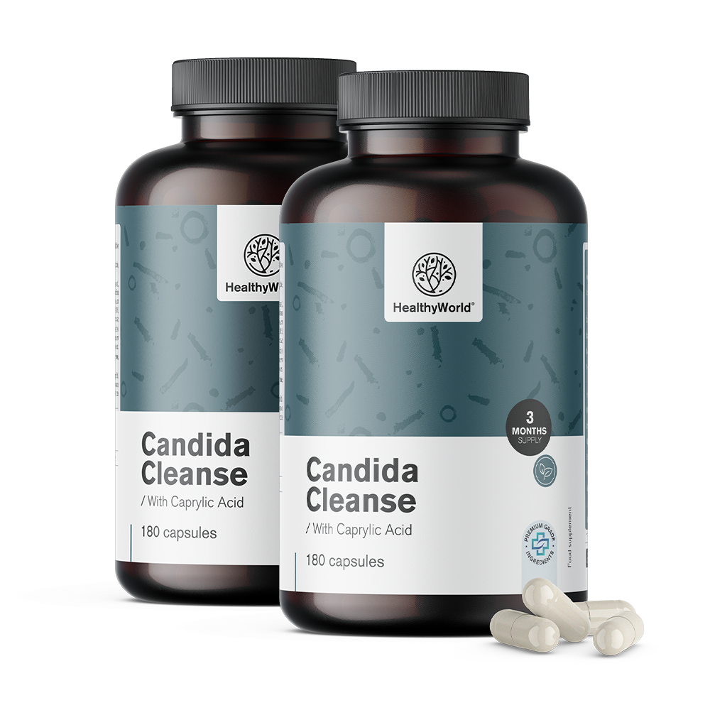 Candida Cleanse with Lactobacillus acidophilus and Lactobacillus rhamnosus.