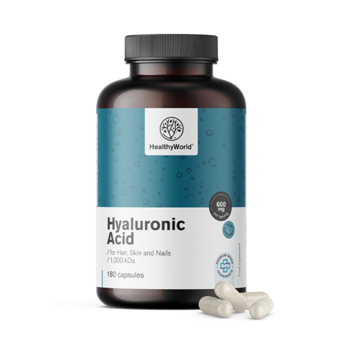 Hyaluronic Acid 600 mg, 180 capsules