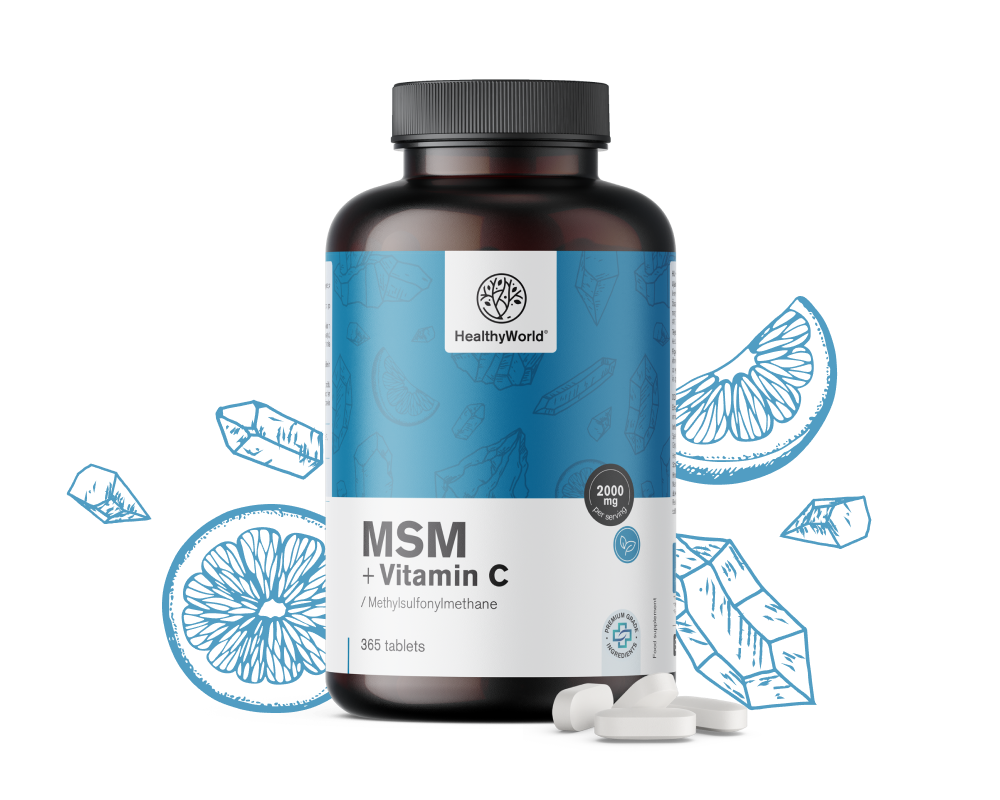 MSM 2000 mg with Vitamin C