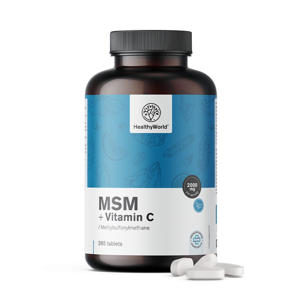 MSM 2000 mg – z vitaminom C