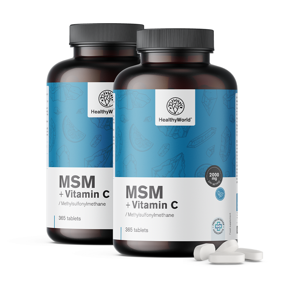 MSM 2000 mg – z vitaminom C