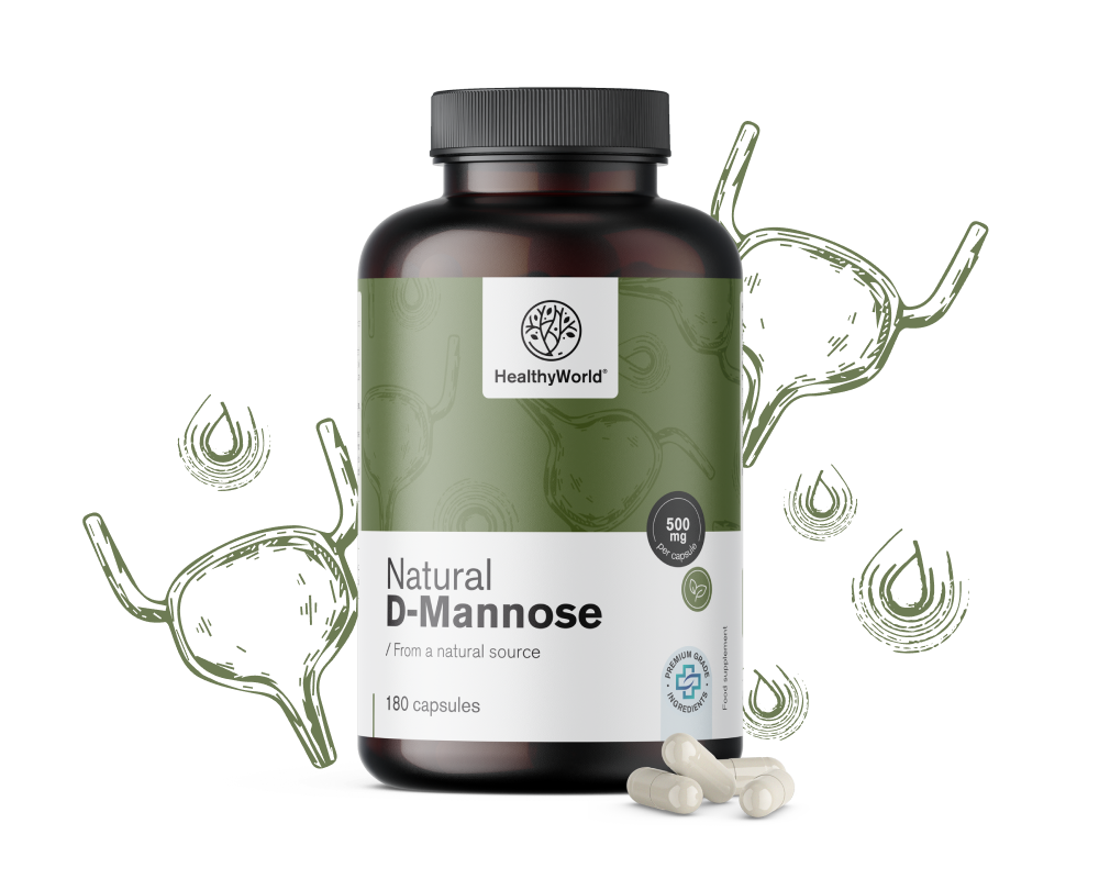 Natural D-Mannose 1500&nbsp;mg