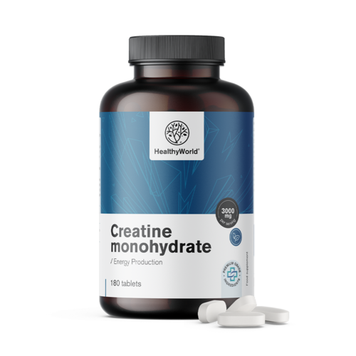 Creatine Monohydrate 3000 mg, 180 tablets