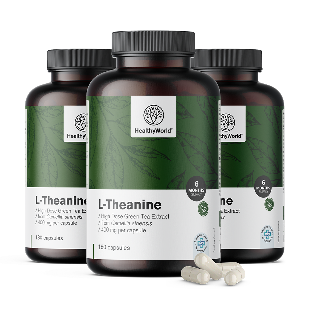 L-Teanin 400 mg v kapsulah