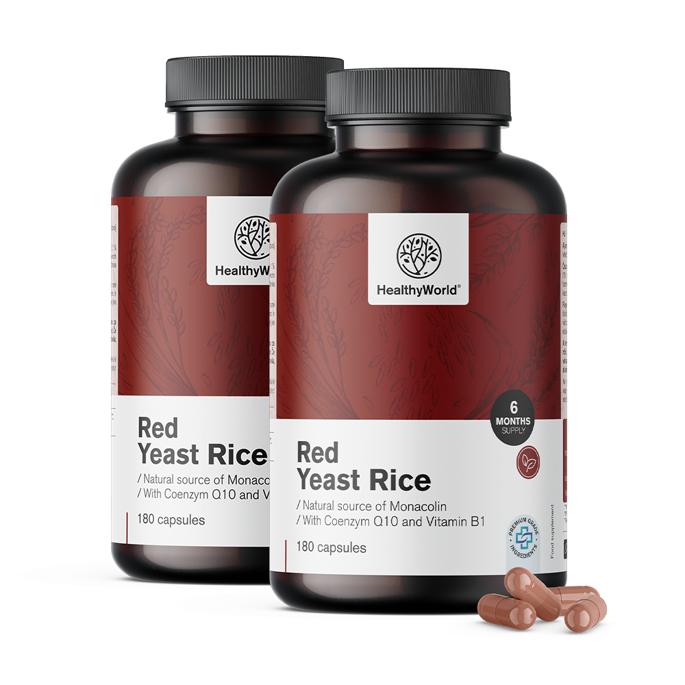 Rdeč kvasni riž 250 mg v kapsulah