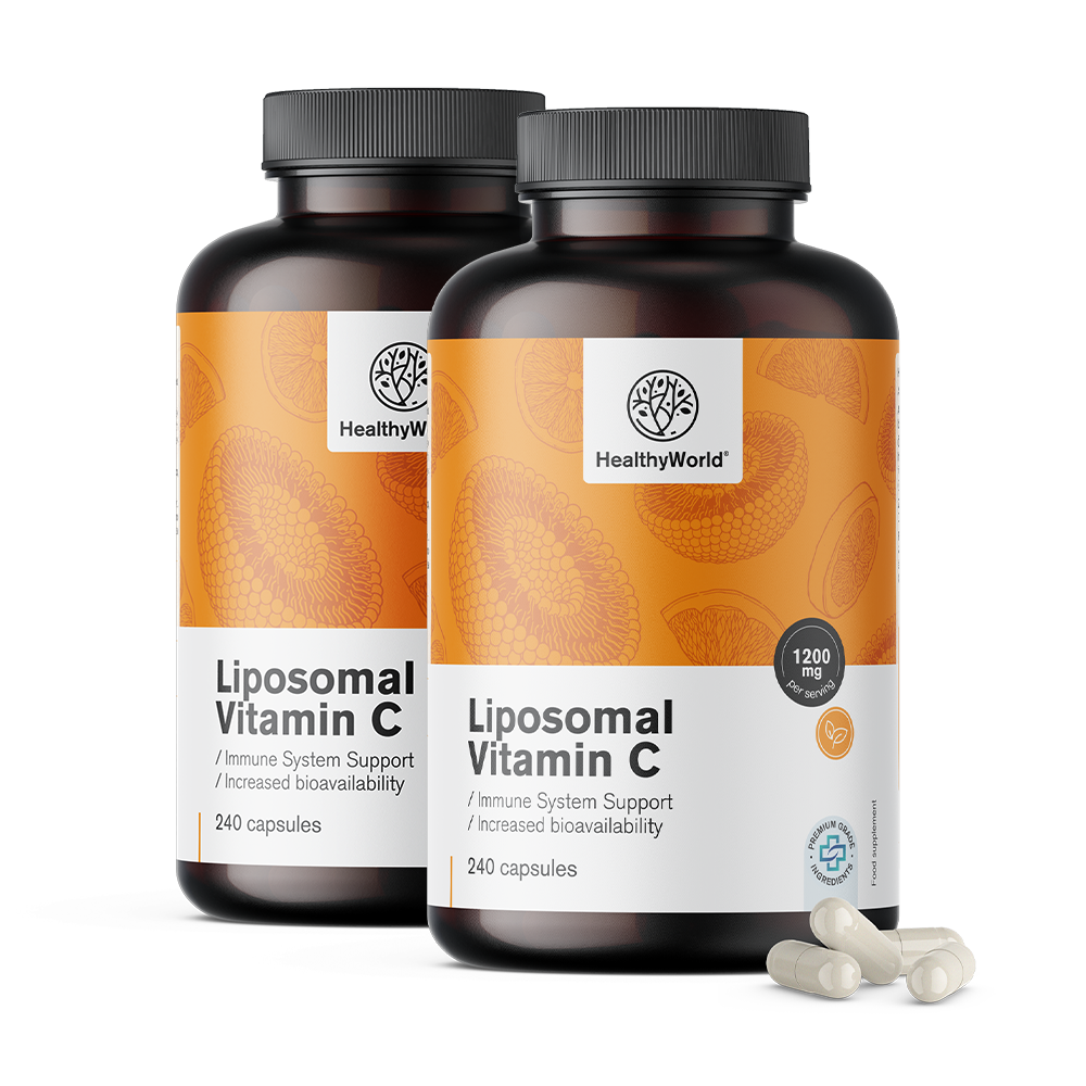Liposomski vitamin C 1200 mg z izvlečkom šipka
