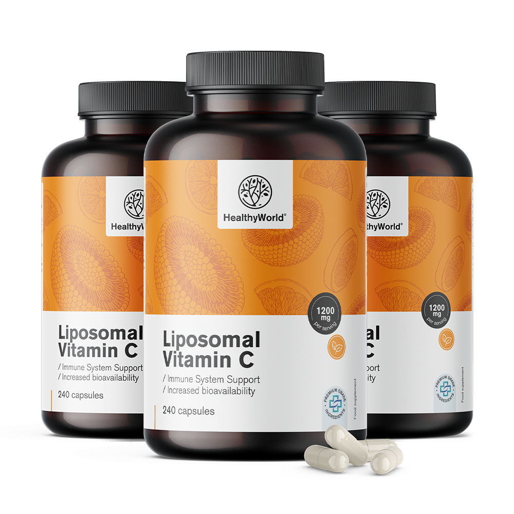 Liposomski vitamin C 1200 mg z izvlečkom šipka