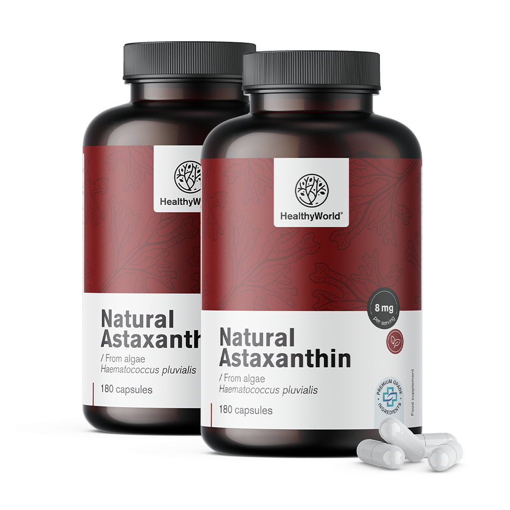 Naravni astaksantin 8 mg v kapsulah
