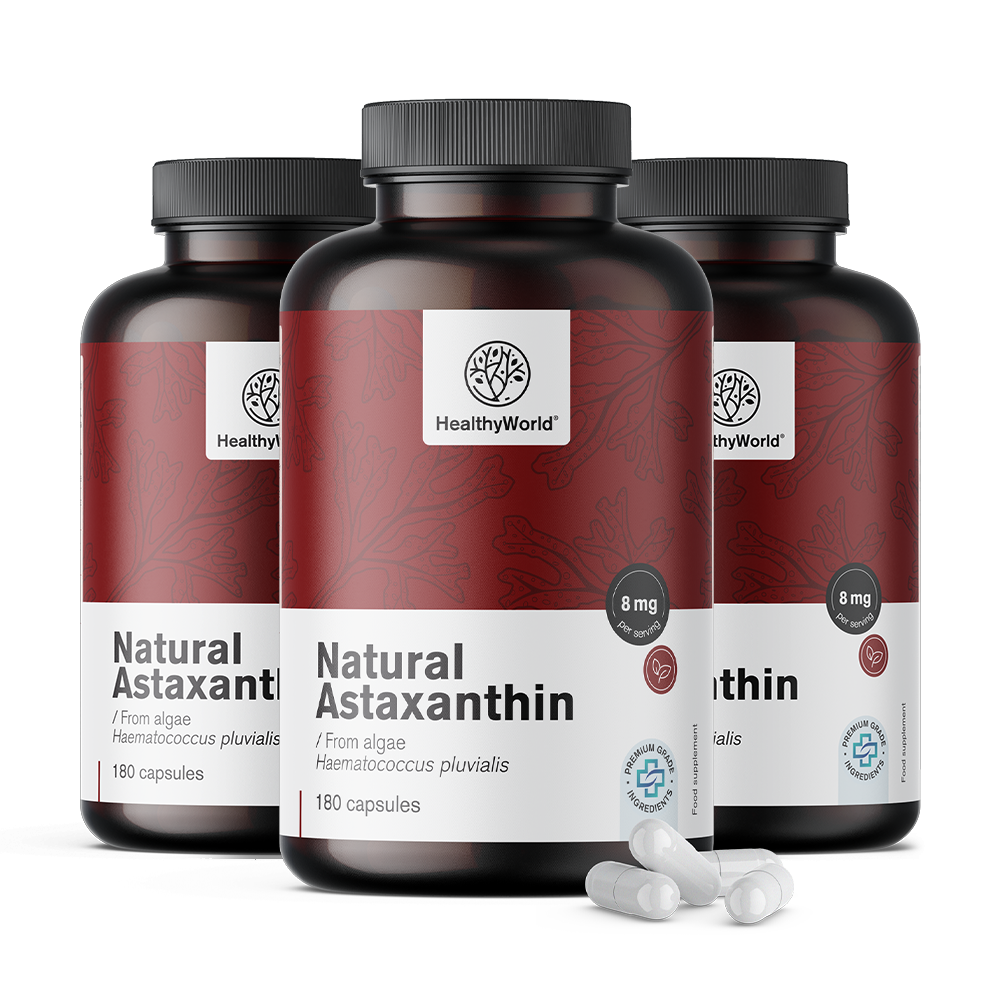 Naravni astaksantin 8 mg v kapsulah