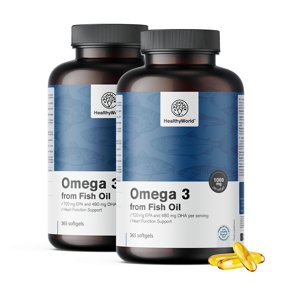 Omega-3 1000 mg z EPK in DHK