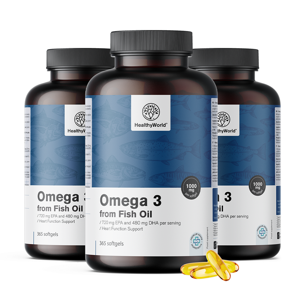 Omega-3 1000 mg z EPK in DHK