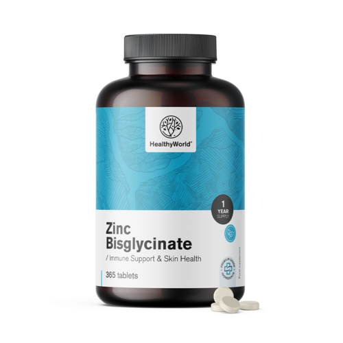 Zinc Bisglycinate 15 mg, 365 tablets