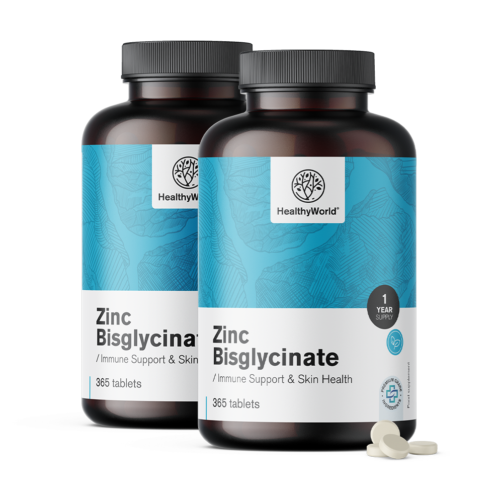 Cink bisglicinat 15 mg v tabletah