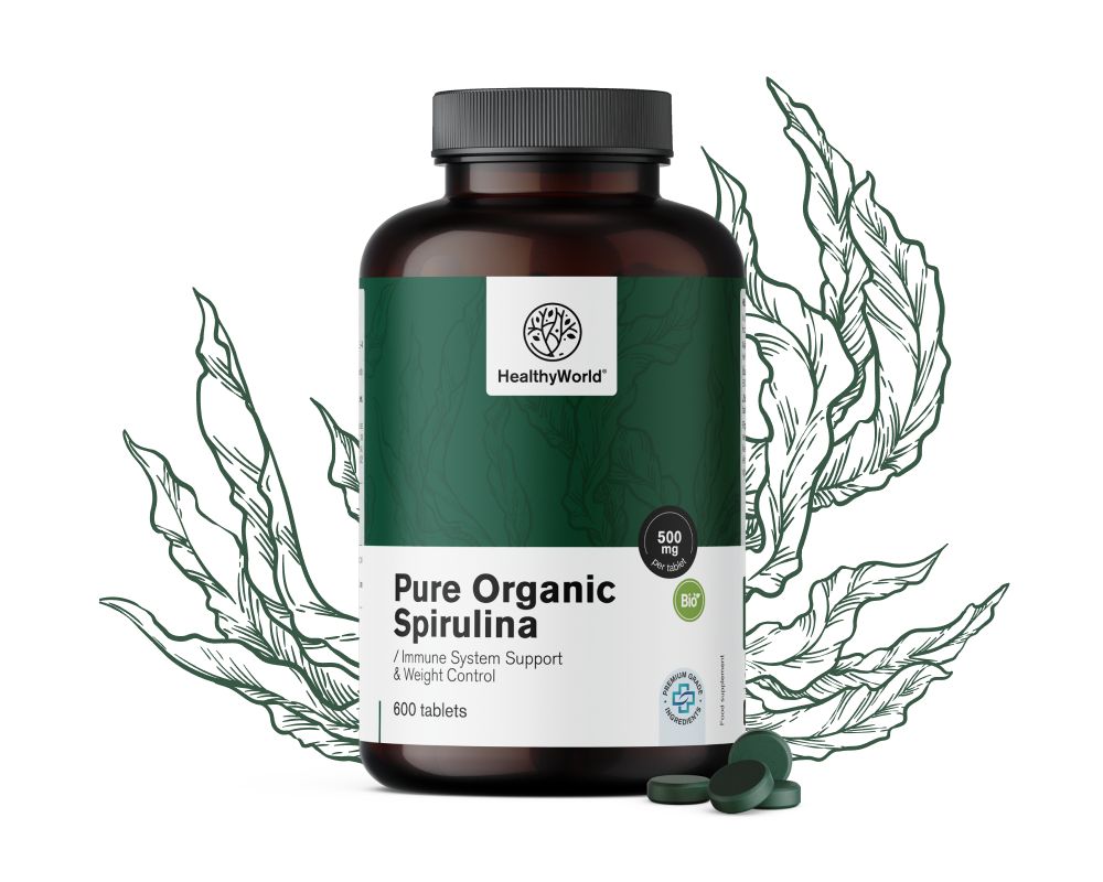 Organic Spirulina 500&nbsp;mg