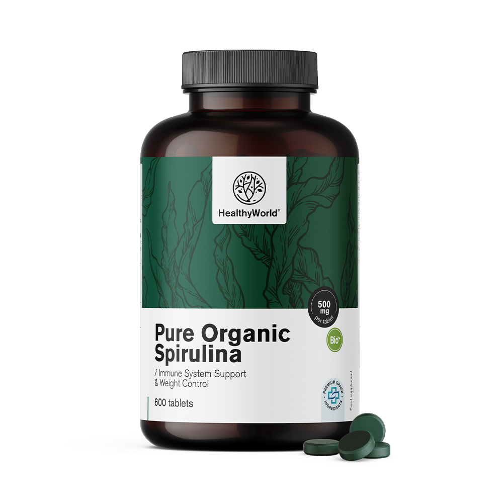 BIO Spirulina 500 mg v tabletah