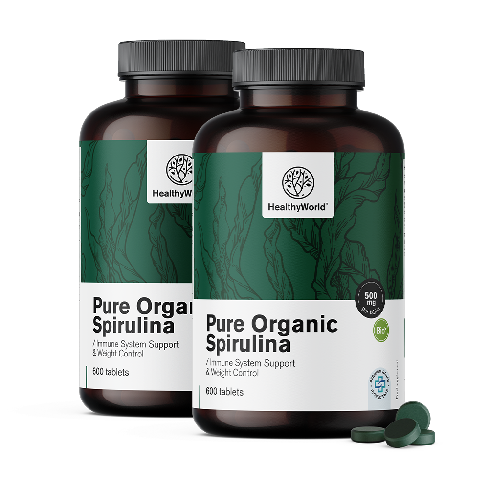 BIO Spirulina 500 mg v tabletah
