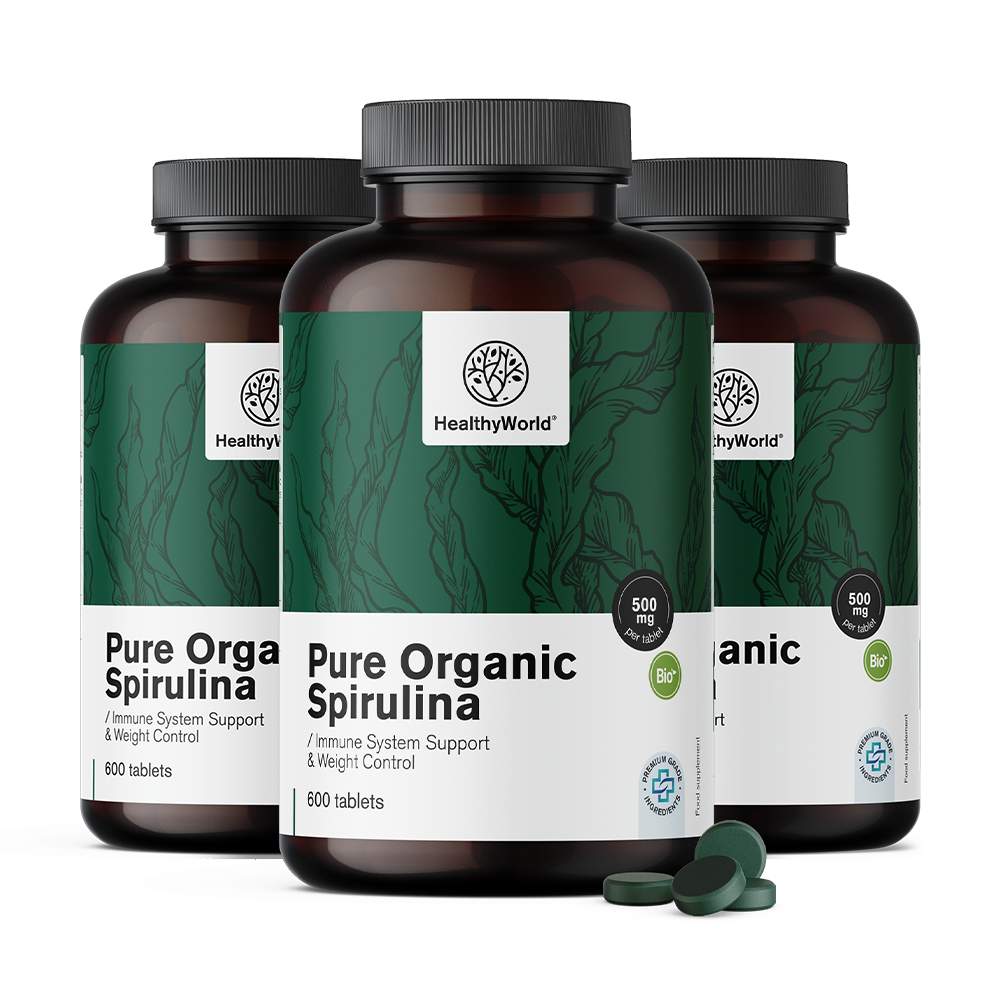 BIO Spirulina 500 mg v tabletah
