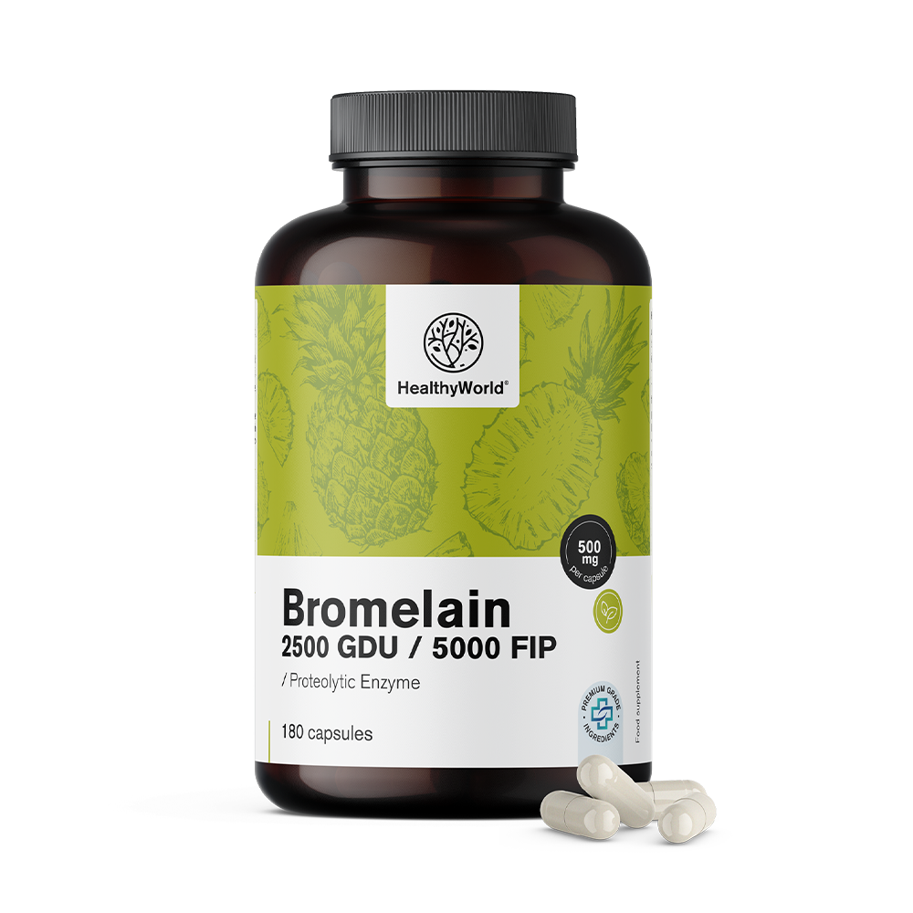 Bromelain 500 mg v kapsulah