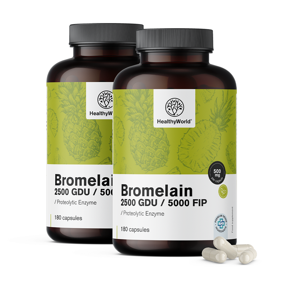 Bromelain 500 mg v kapsulah