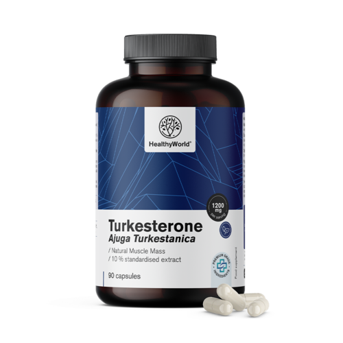 Turkesterone 1200 mg, 90 capsules
