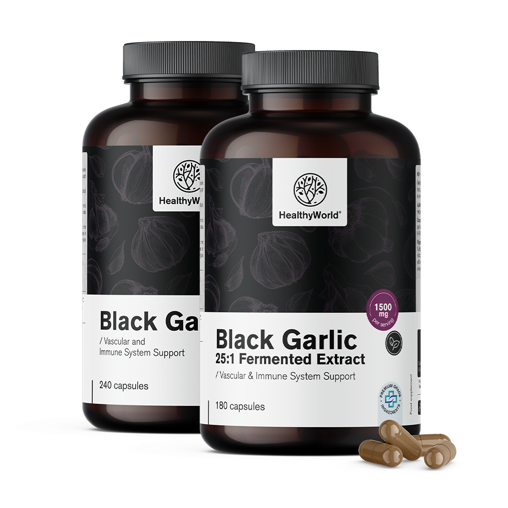 Črni česen 1500 mg v kapsulah