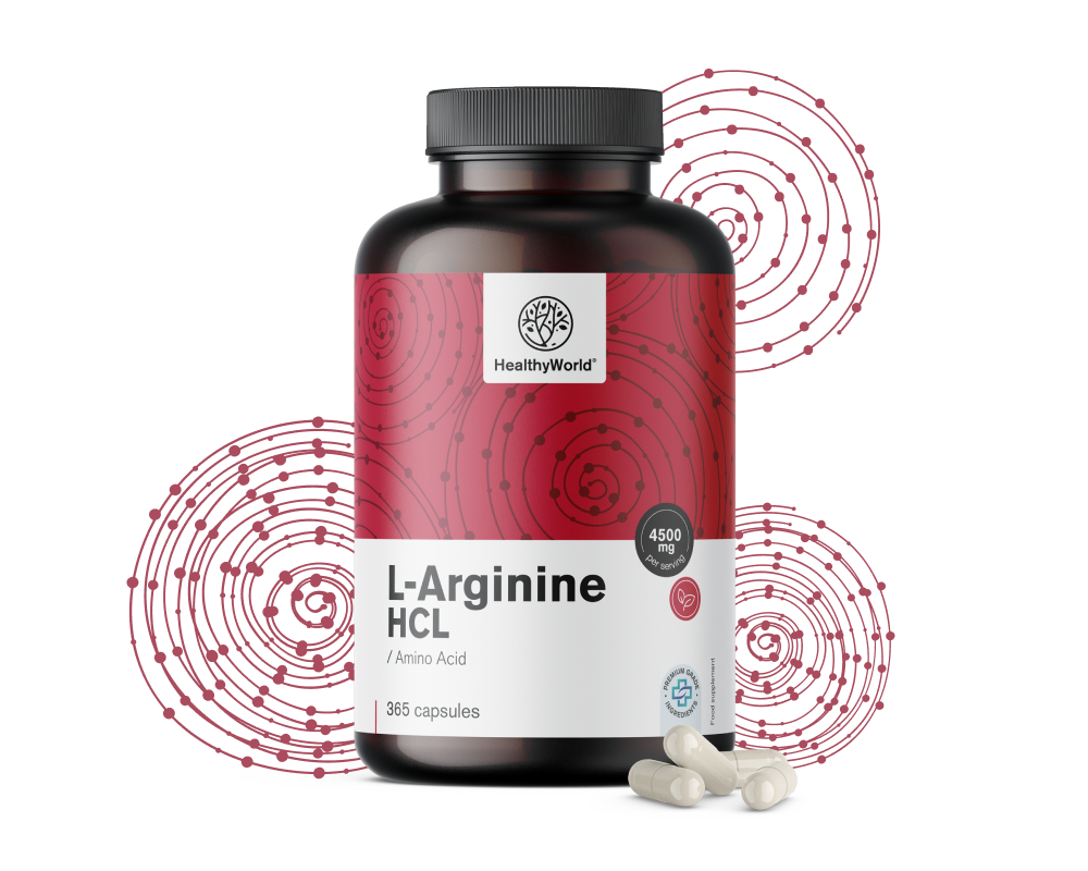 L-arginine HCL 4500&nbsp;mg