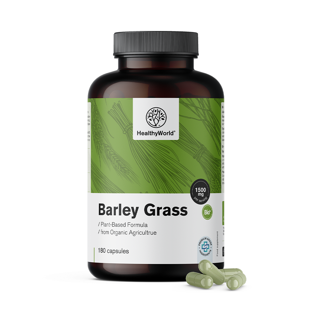 Barley grass 1500 mg.