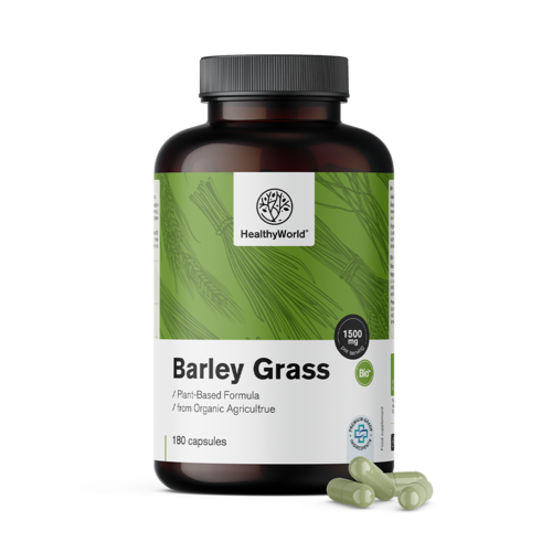 Barley Grass 1500 mg, 180 capsules