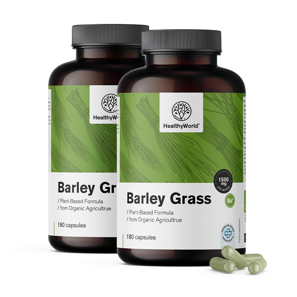 Barley grass 1500 mg.