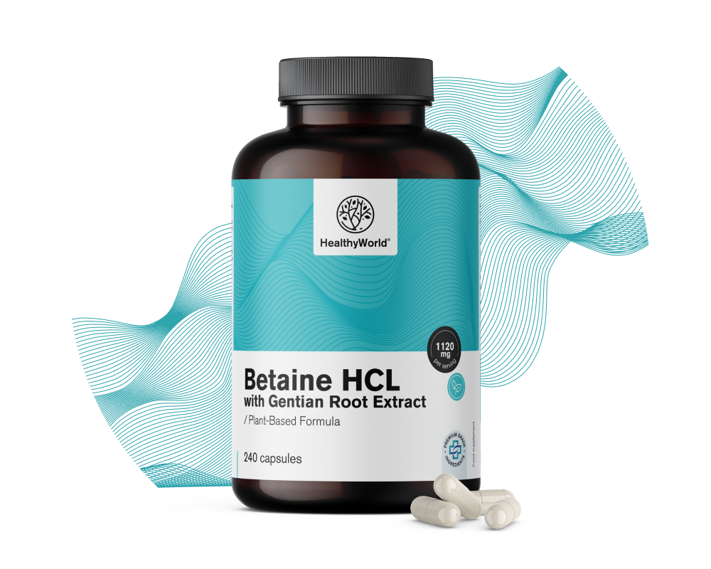 Betaine HCL 1120&nbsp;mg
