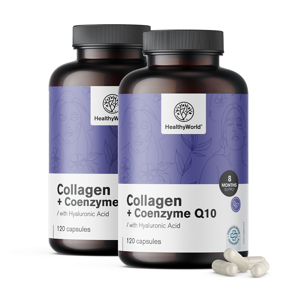 Kolagen + Koencim Q10 s hialuronsko kislino