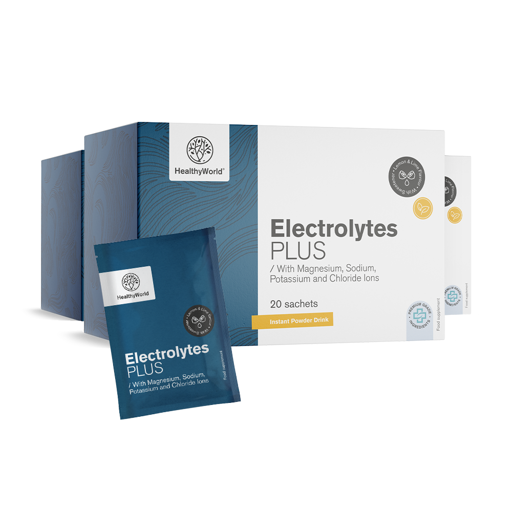 Electrolytes - powder for preparing a drink in sachets.