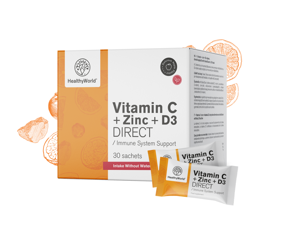 Vitamin C 500 + Zinc + D3 DIRECT