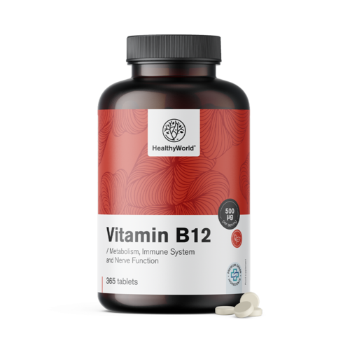 Vitamin B12 500 µg, 365 tablets