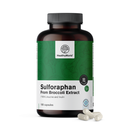 Sulforaphane – from Broccoli Extract 50 mg, 180 capsules