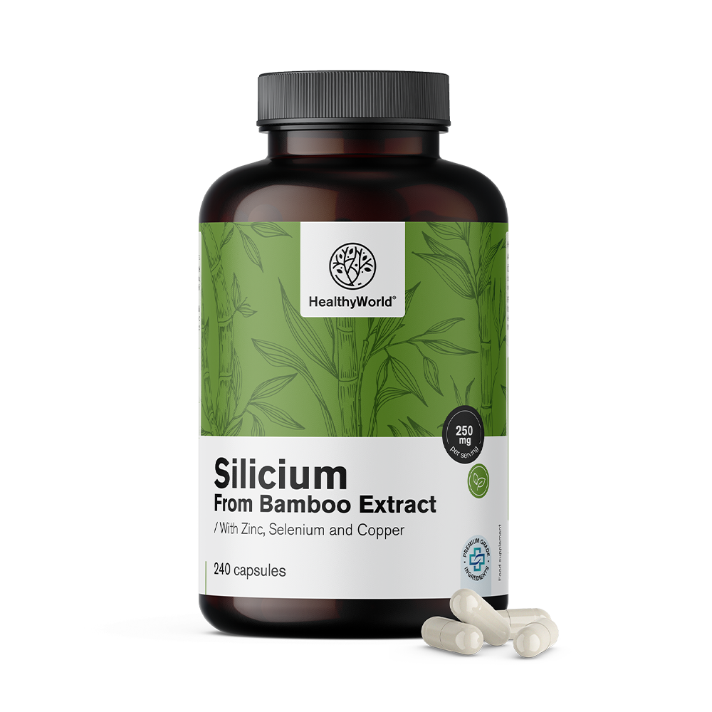 Silicij 250 mg – iz izvlečka bambusa