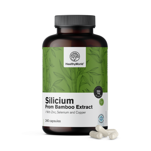 Silicon 250 mg - from Bamboo Extract, 240 capsules