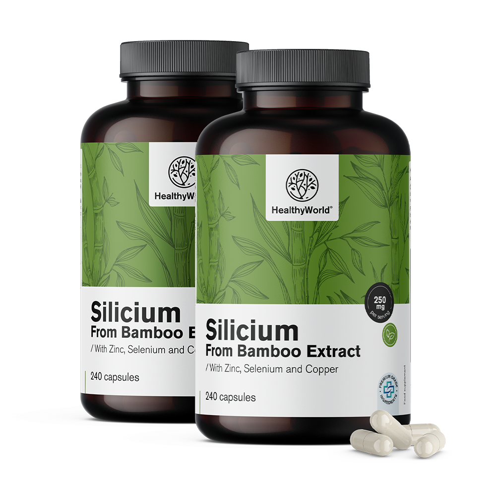 Silicij 250 mg – iz izvlečka bambusa