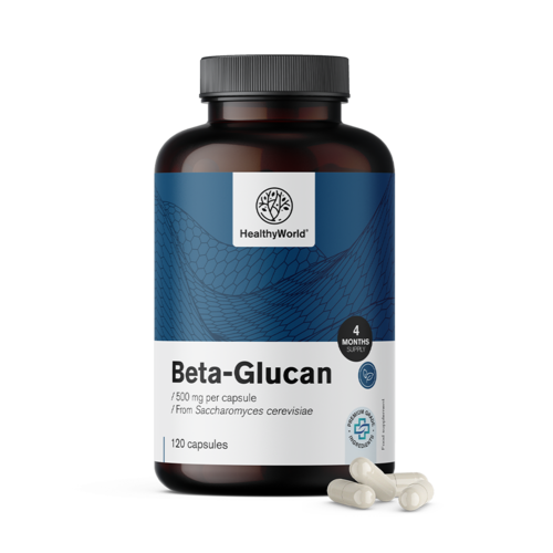 Beta-Glucan 500 mg, 120 capsules