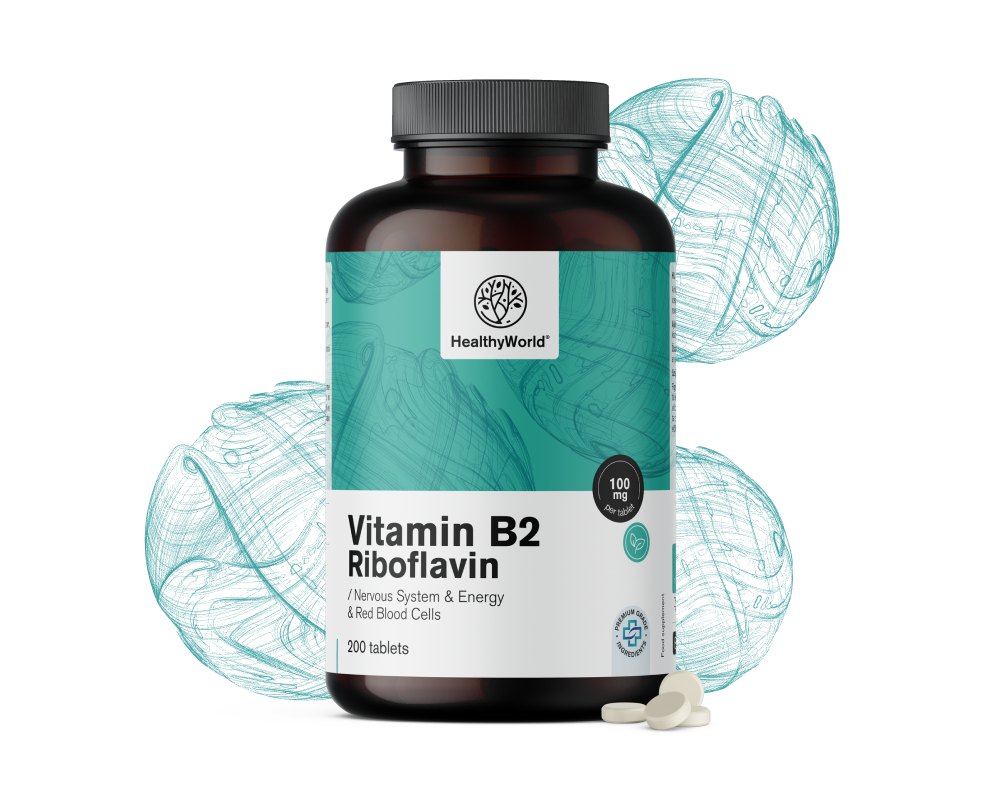 Vitamin B2 - Riboflavin 100&nbsp;mg