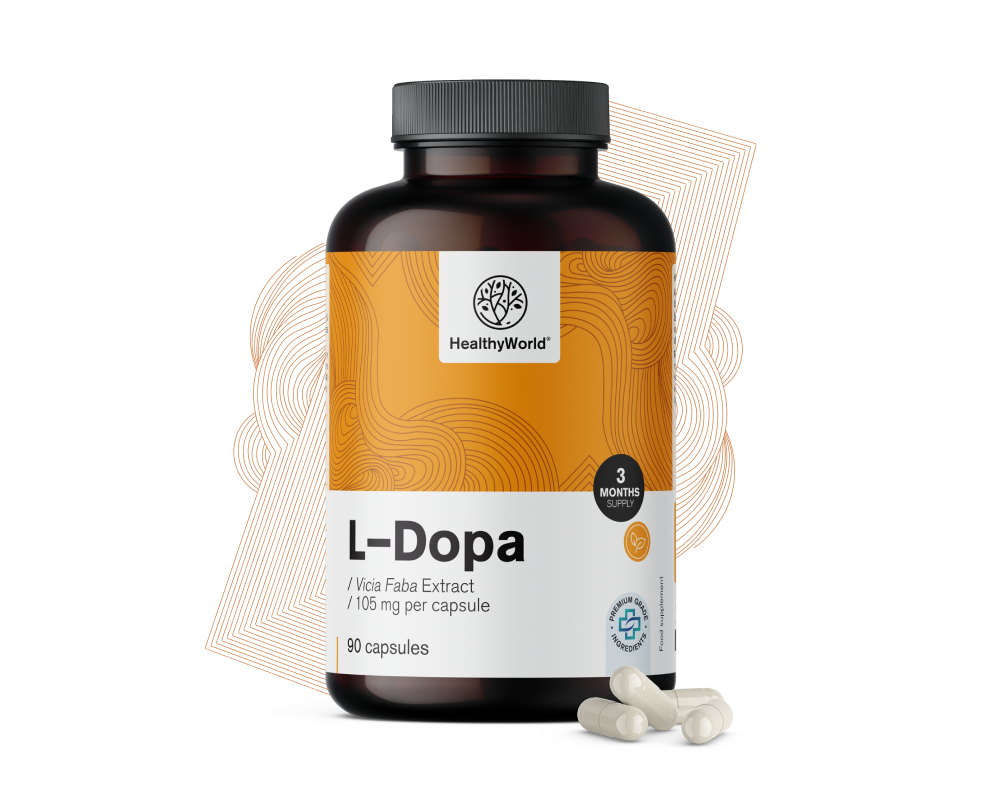 L-dopa 105 mg - from Broad Bean Extract  