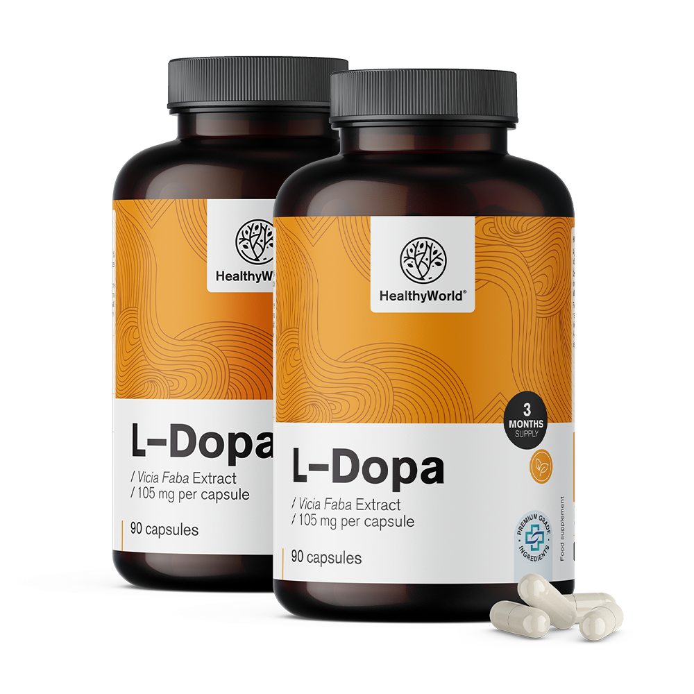 L-dopa 105 mg – iz izvlečka boba