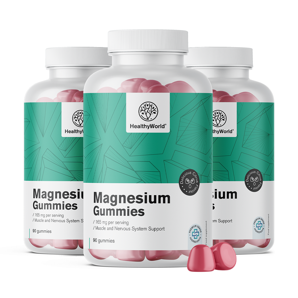 Magnezium gummy candies.