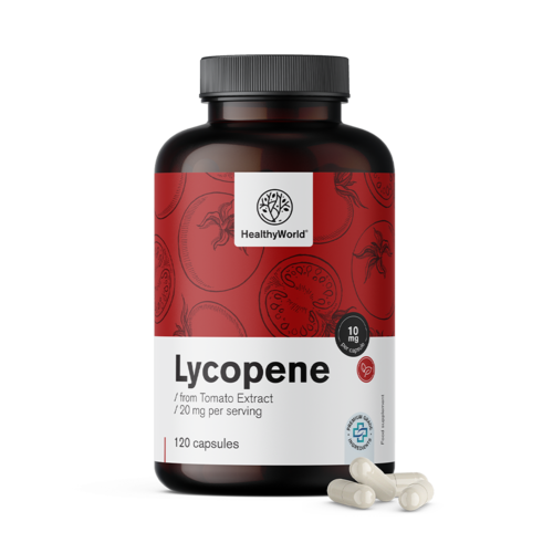 Lycopene 10 mg - from Tomato Extract, 120 capsules